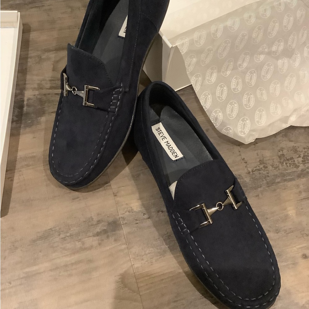 Steve Madden Men's Blue Loafers